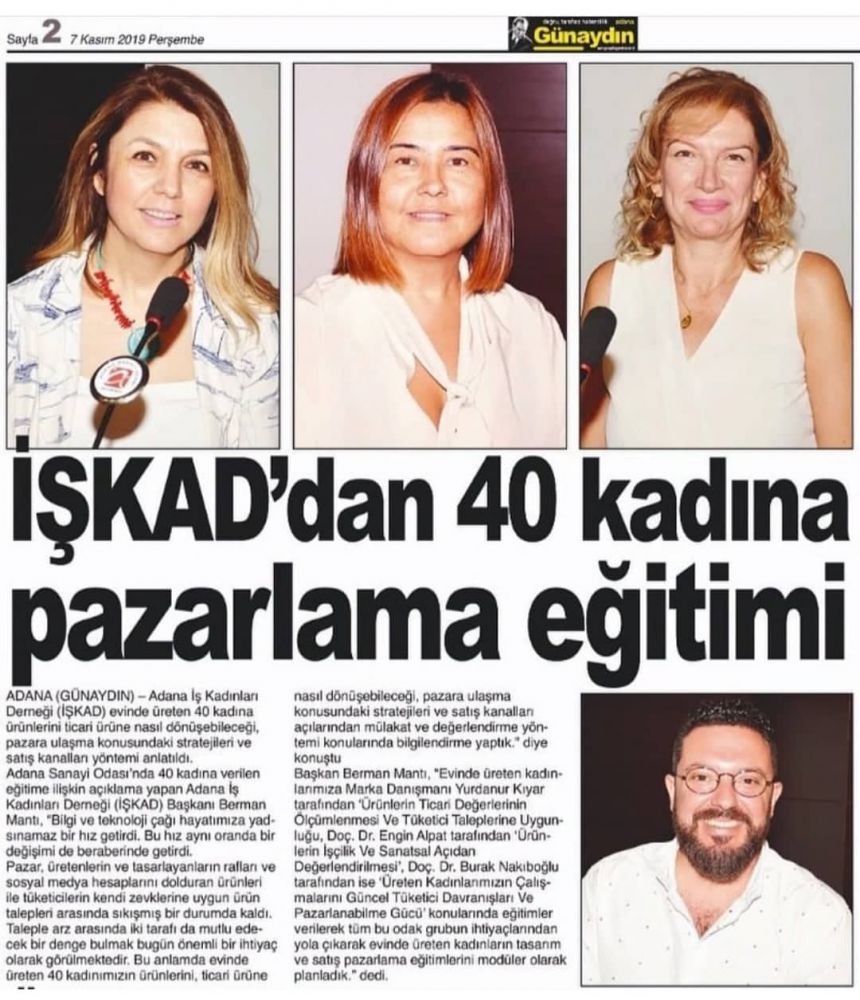 KADdan 40 Kadna Pazarlama Eitimi.